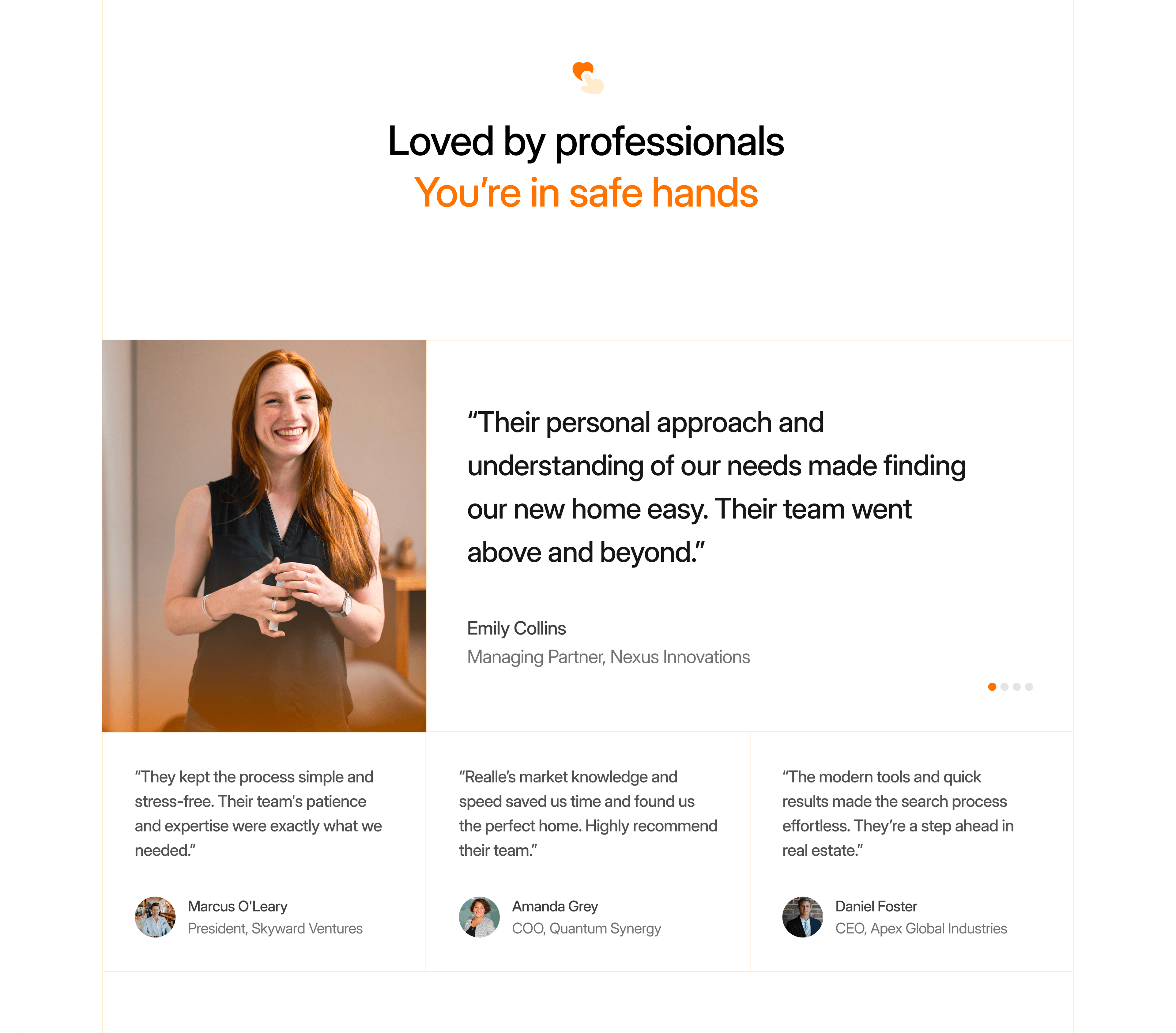 realle safe in your hands